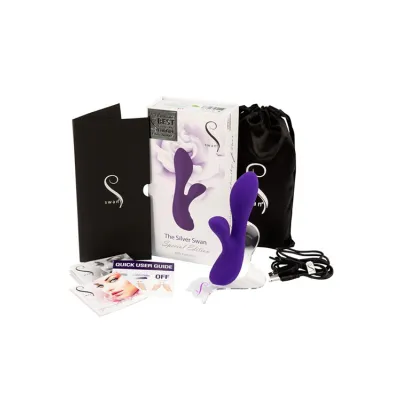 SWAN 6 5 Luxury Dual Stimulation Rechargeable Vibe