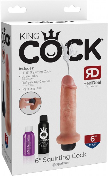 6" Squirting Cock