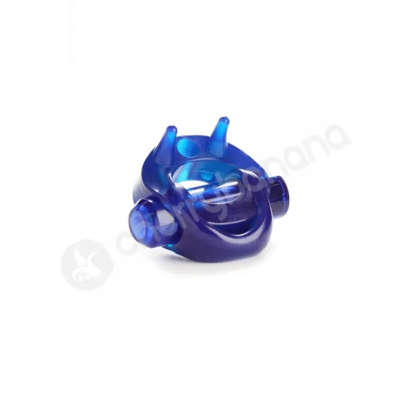 Crossbones The Running Bull Blue Cock Ring