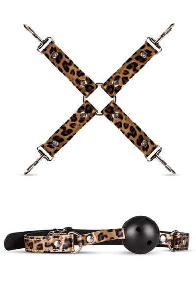 Secret Pleasure Chest Wicked Wildcat Beginner's Bondage Set (9 Pce)