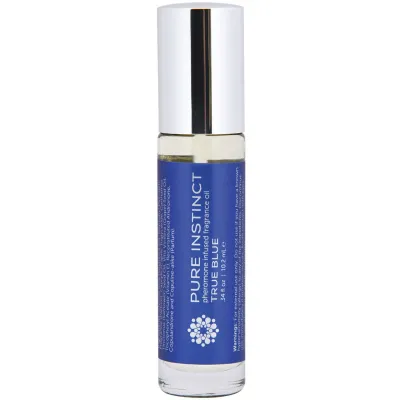 Pure Instinct True Blue Pheromone Fragrance Oil Roll On 34 oz
