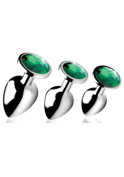 Emerald Gem Anal Plug Set by Booty Sparks — image 15 of 24