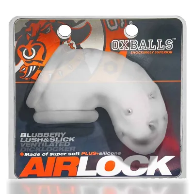 Airlock Air Lite Vented Chasity Clear Ice