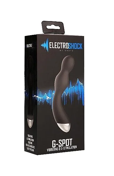 Electro Shock E-Stimulation G-Spot Vibrator Black