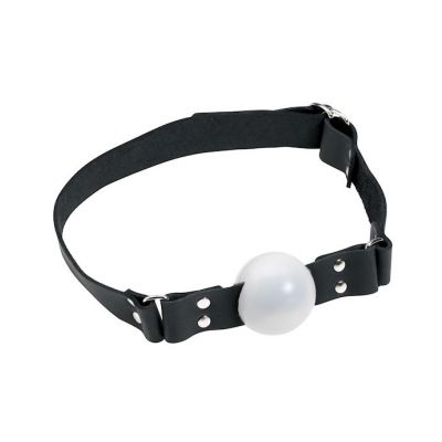 175 Plastic Ball Gag With D Ring Black