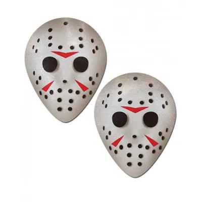 Pastease Scary Halloween Hockey Mask White O S