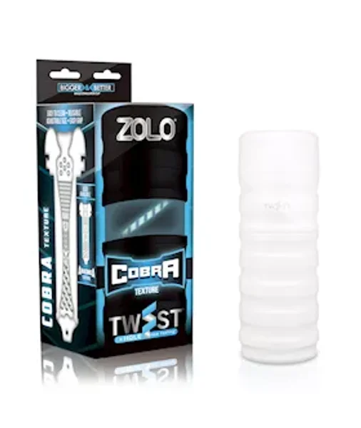 Zolo Twist Cobra Masturbator - Clear — image 4 of 6