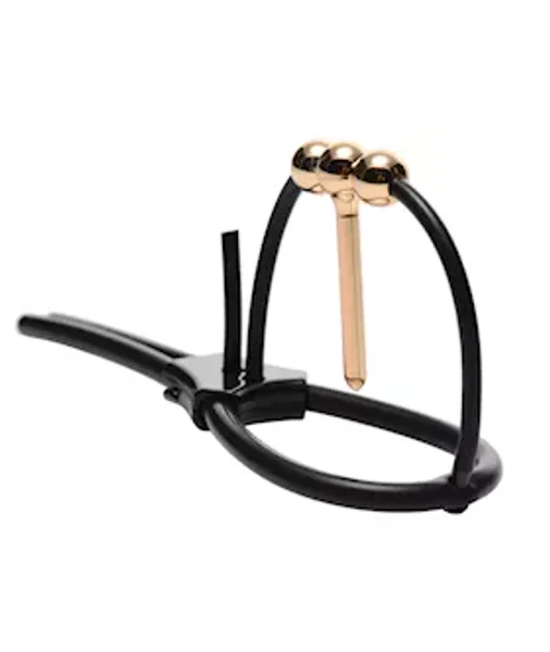 Vigor Corona Estim Urethral Insert - Gold — image 2 of 2