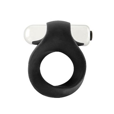 Infinity Single Vibrating Cockring Black