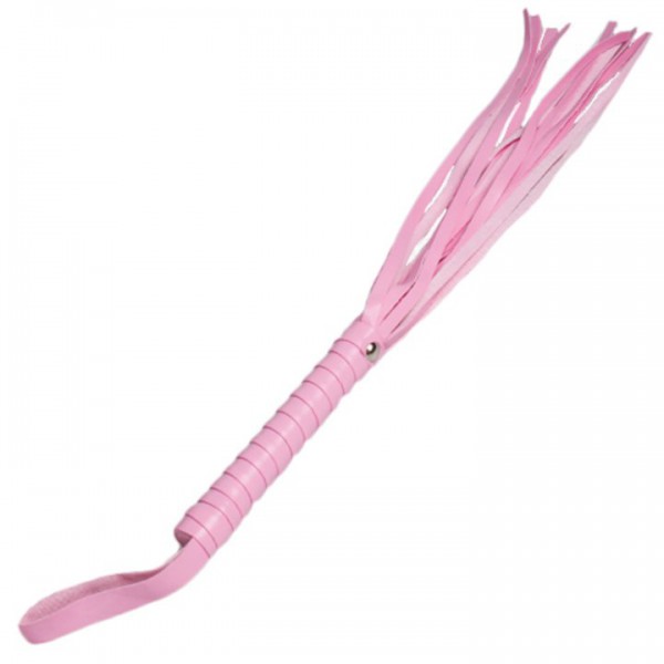 Bondara Pink Faux Leather Furry Eight Piece Bondage Set — image 4 of 6