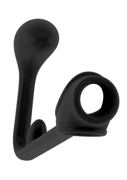 Sono No.3 - Butt Plug with Cockring - Black