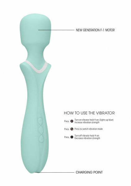 Loveline - Massage Wand - Jiggle - Green - Best Vibrator
