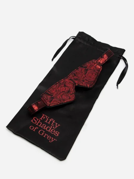 Fifty Shades of Grey Sweet Anticipation Reversible Faux Leather Blindfold — image 4 of 5