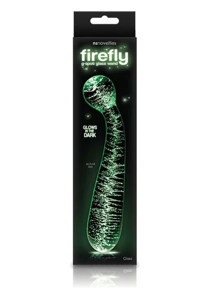 Firefly Glass G-Spot Glow Wand - Glow In The Dark
