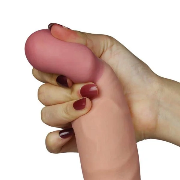 Lovetoy The Ultra Soft Dude 9-Inch Vibrating Dildo
