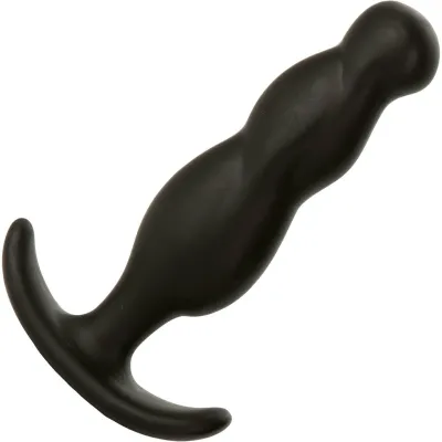 Mood Naughty 3 Medium Silicone Butt Plug by Doc Johnson Black