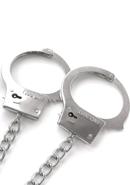 Nixie Metal Butt Plug and Handcuff Set