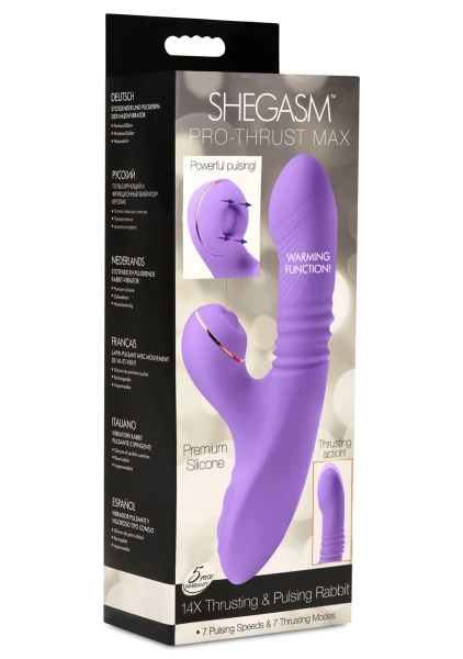 Pro-Thrust Max Thrusting And Pulsing Silicone Rabbit