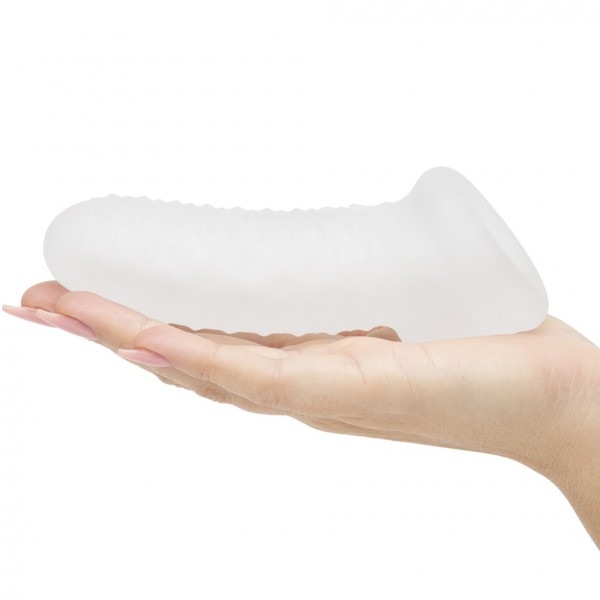 Perfect Fit Fat Boy Checker Textured 5.5 Inch Penis Sleeve with Ball Loop