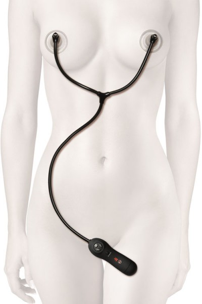 Doc Johnson Kink Automatic Vibrating Nipple Sucker Cups