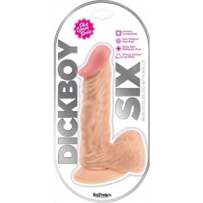 6 Suction Cup Dildo Flesh