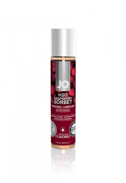 Jo H2O Flavoured Lube - Raspberry Sorbet (30ml)