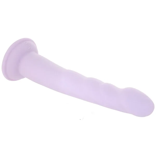Dillio Platinum Slim Seven Silicone 7" Suction Cup Dildo - Lavender