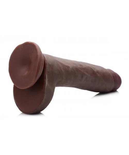 USA Cock 10 inches Ultra Real Dildo Suction Cup Brown