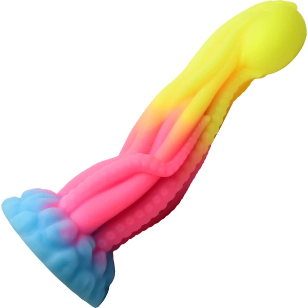 Creature Cocks - Tenta-Glow Glow-in-the-Dark Silicone Dildo