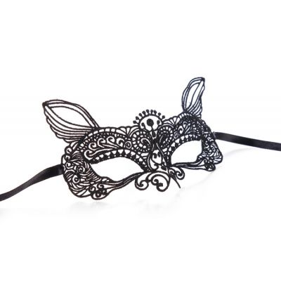 Black Sheba Lace Eye Mask