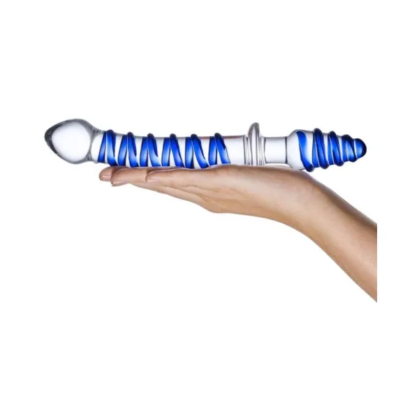 Mr. Swirly Double Ended Glas Dildo And Butt Plug — image 9 of 11