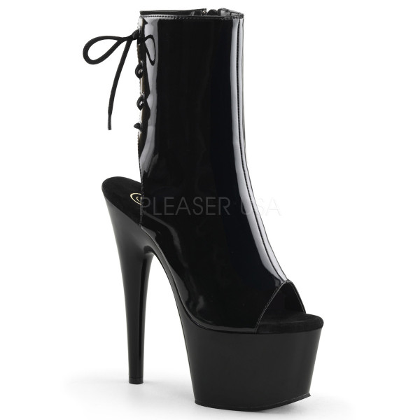 7 inches Heel, 2 3/4 inches PF Open Toe/Back Ankle Boot — image 17 of 20