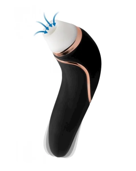 Inmi Shegasm Deluxe Clitoral Stimulator & Vibe - Black - 7 Inch — image 3 of 12