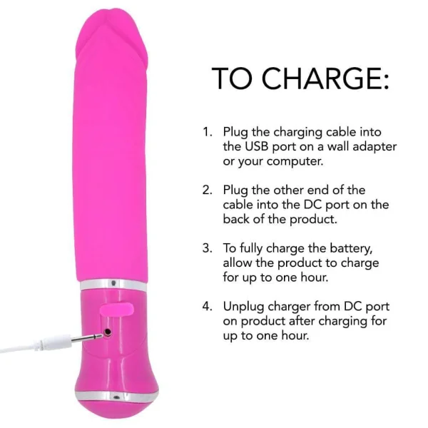 Silicone Rechargeable Realistic Vibrator