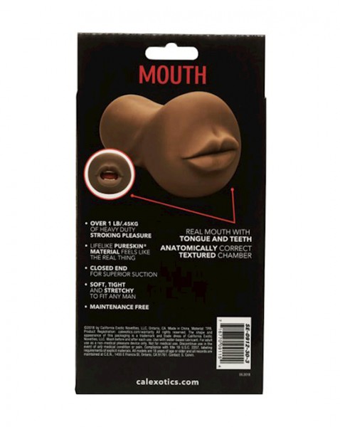 Stroke It Mouth Mastorbator - Brown — image 8 of 18