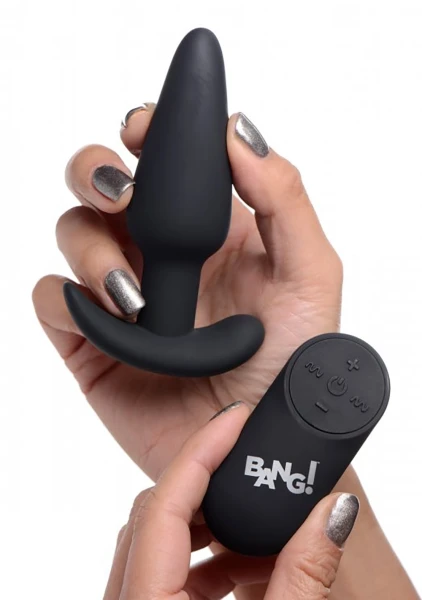 Remote Control 21X Vibrating Silicone Butt Plug — image 14 of 24