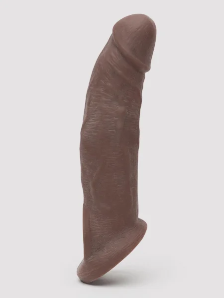Lovehoney Real-Feel Penis Extender 1.5 Inch with Ball Loop - Flesh Brown