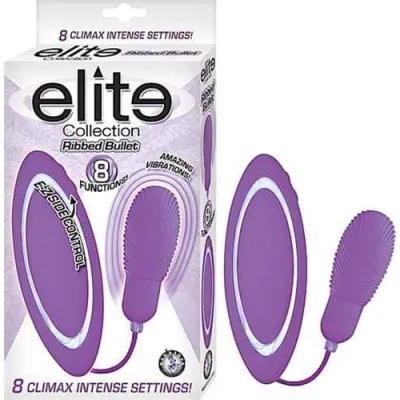 Elite Collection Ribbed Bullet Purple