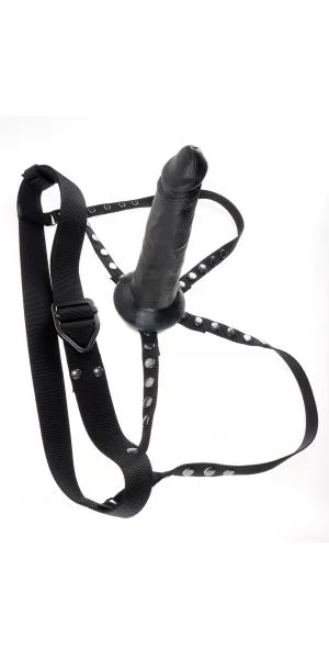 Sir Richard's Command Harness Hollow Strap On Black