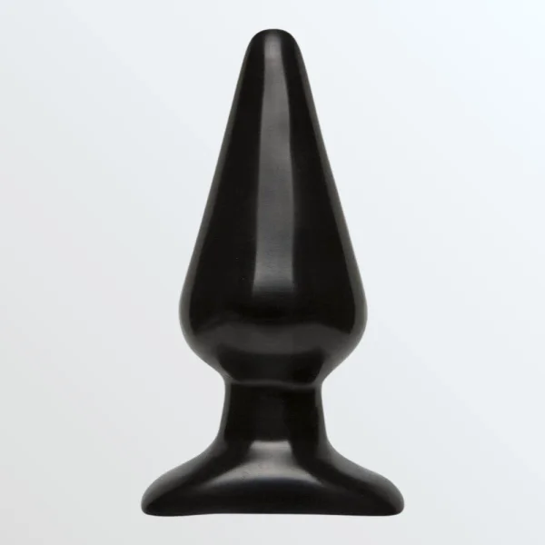 Classic Butt Plug - Smooth Large - Black