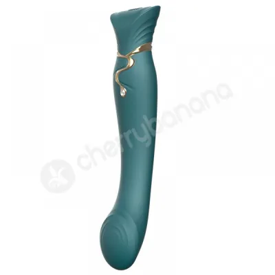 Zalo Queen Jewel Green G spot Pulse Wave Vibrator