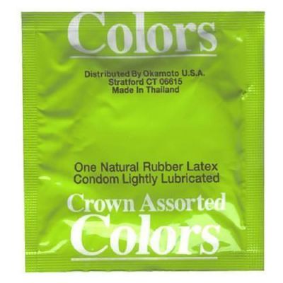 Crown Colors Condoms Case of 1 008