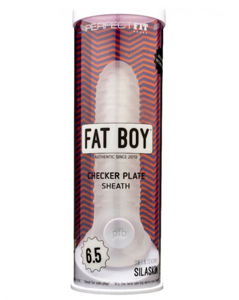 Fat Boy Checker Box Sheath - Clear - 6.5 Inch