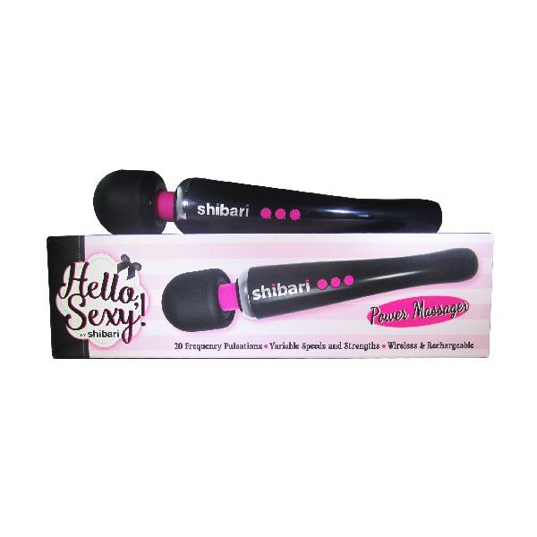 Hello Sexy By Shibari Power Massager Black