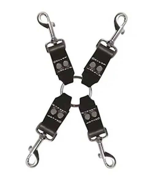 Edge Leather 4 Point Hog Tie - Black — image 2 of 2