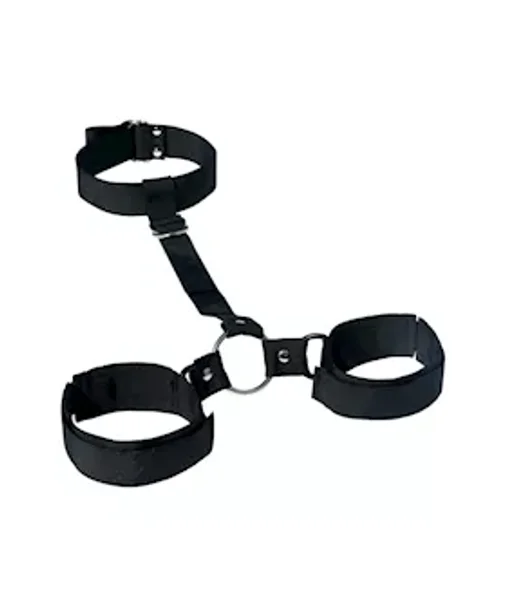 Sex And Mischief Shadow Neck And Wrist Restraint - Black — image 2 of 2