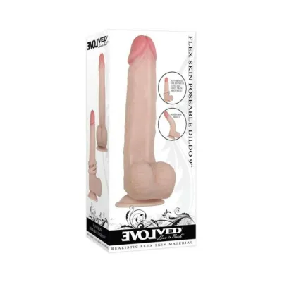 Evolved Flex Skin Poseable Dildo 9 Light