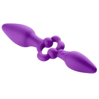 Cloud 9 Pro Sensual Oversized Double Dare Dual Anal Plug Purple