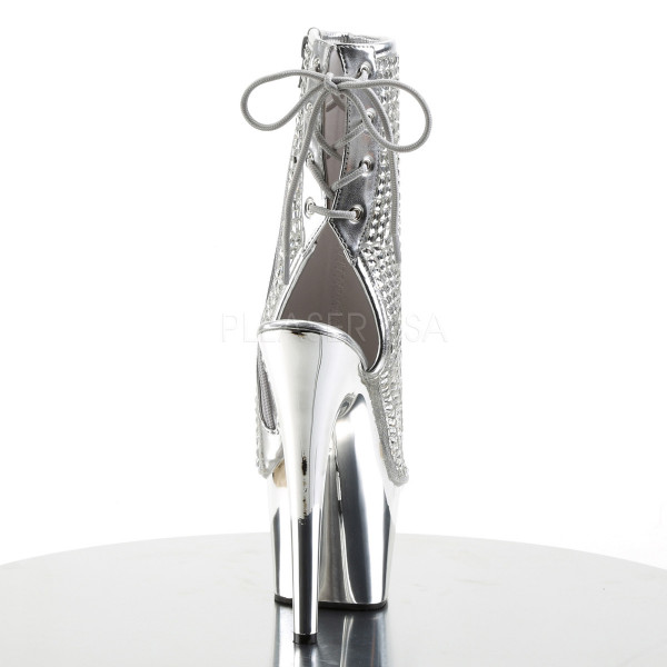 7 inches Heel, 2 3/4 inches PF Open Toe/Heel Ankle Boot w/RS, Side Zip — image 8 of 8