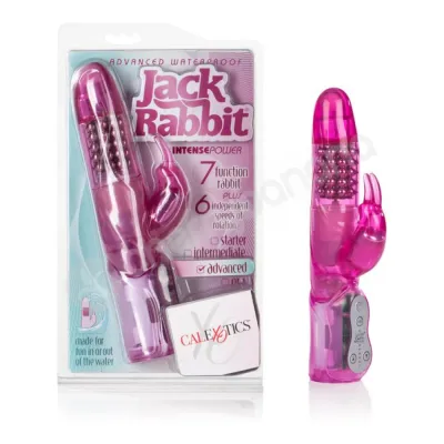 Pink Advanced Waterproof Jack Rabbit Vibrator